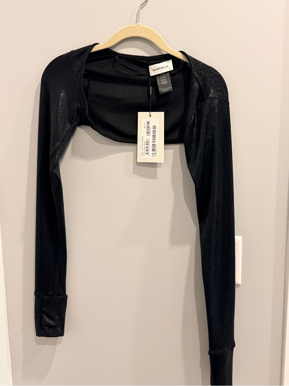 MARELLA Black Shiny Bolero